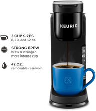 Load image into Gallery viewer, Efficient Single Serve Coffee Maker with Strong Brew &amp; Reusable Filter