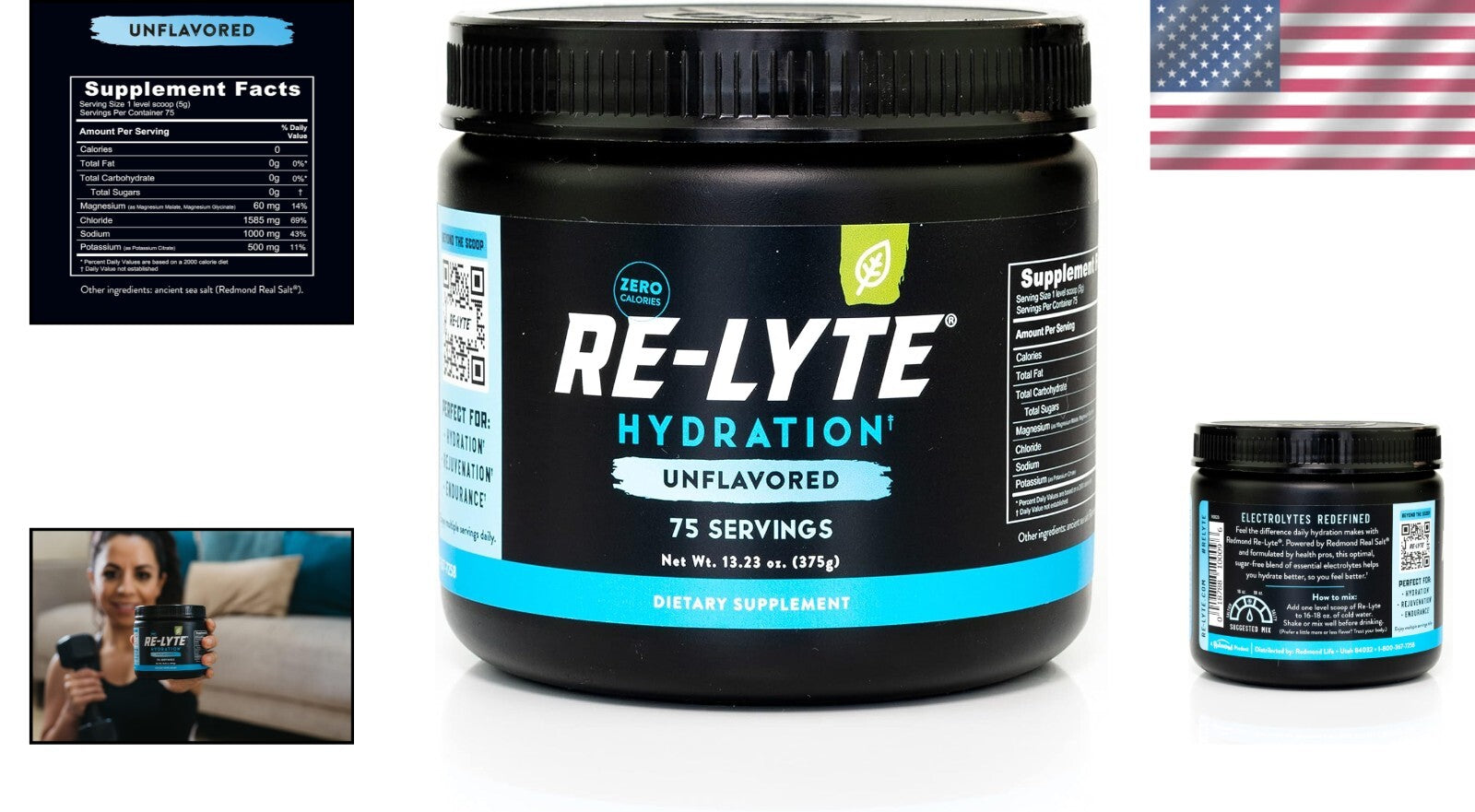 13.23 Oz Vegan Electrolyte Mix - Sodium-Potassium Blend for Optimal Hydration