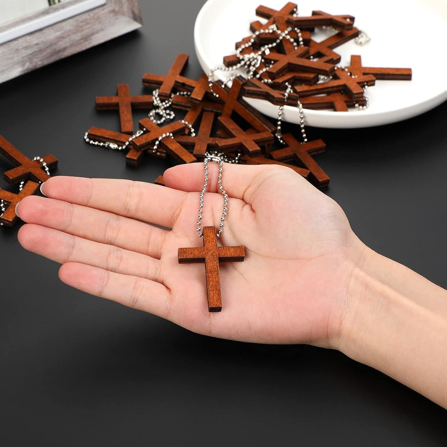 Versatile Mini Christian Cross Charms - Perfect for Jewelry Crafting & Decor
