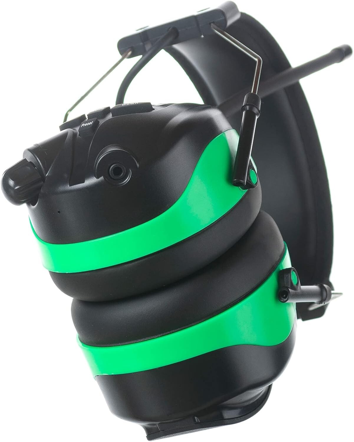 AM/FM Radio Ear Muffs with 25dB NRR - Comfortable Noise Reduction Headphones