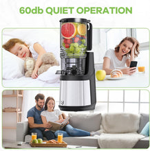 Load image into Gallery viewer, Compact Masticating Juicer - 5.8" Feeding Chute, High Juice Yield &amp; Quiet Motor