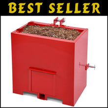 Load image into Gallery viewer, 800 lbs Heavy Duty Tractor Ballast Box with Quick Hitch for Category 1 Tractors