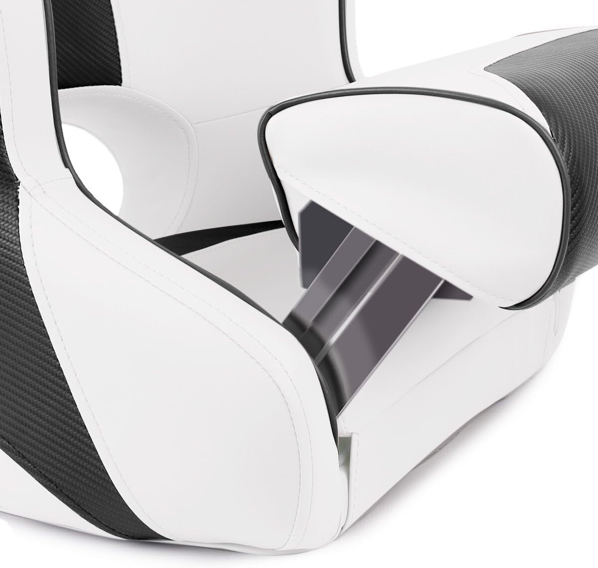 Premium Marine Grade Vinyl Boat Seat - Two-Tone Design with Easy Installation