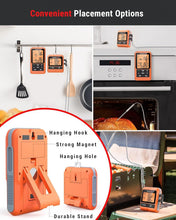 Load image into Gallery viewer, Precision Wireless Meat Thermometer with Dual Probes for Outdoor Cooking &amp; BBQ