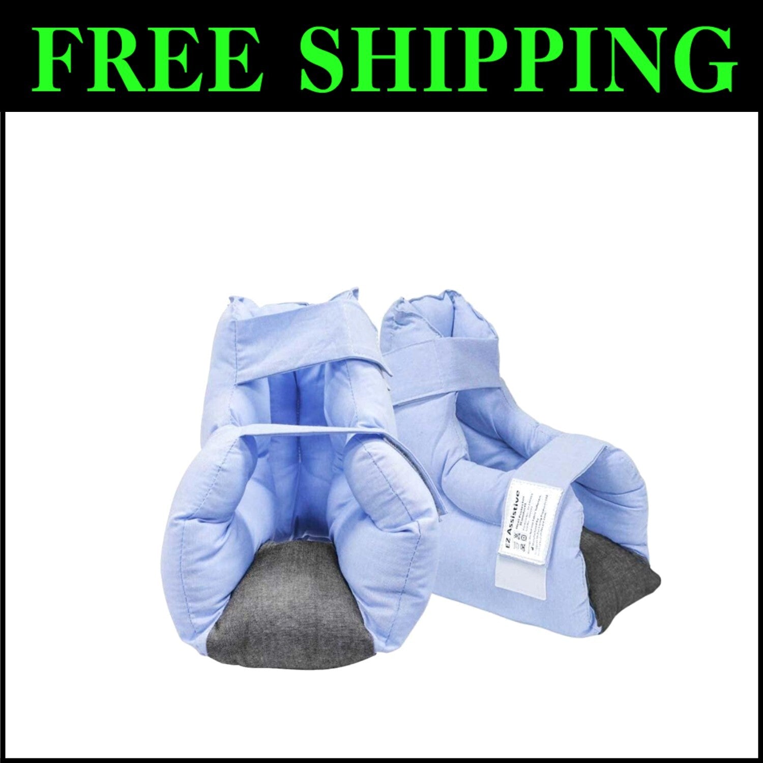 Adjustable Comfort Heel Protectors with Double Straps - Bed Sore Prevention Aid