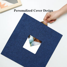 Load image into Gallery viewer, Linen Covered Photo Album with Metallic Pen - Preserve Your Memories Elegantly