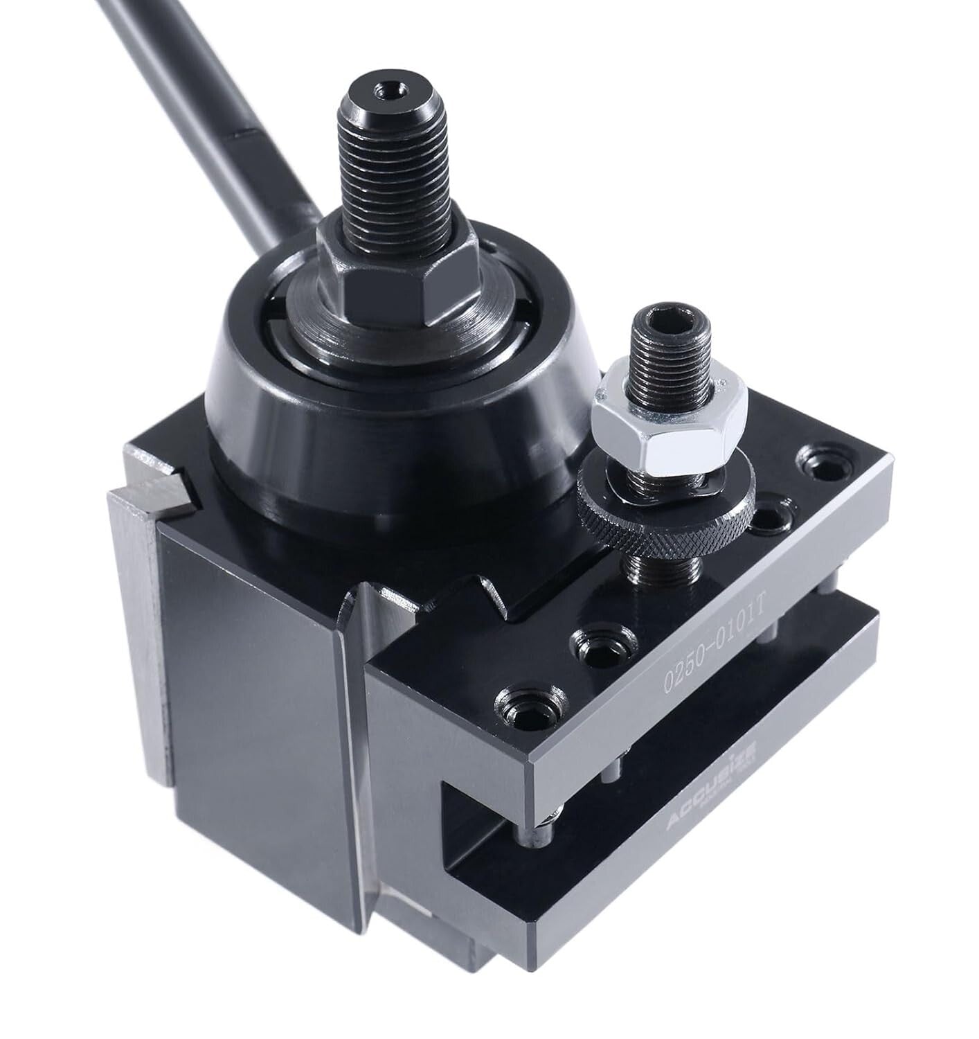 8-Piece Hardened Steel Quick Change Tool Post Set for Versatile Lathe Operations