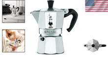Load image into Gallery viewer, Portable Moka Express - Iconic 3 Cup Stovetop Espresso Maker for Coffee Lovers