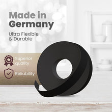 Load image into Gallery viewer, Premium Black Melamine 2'' x 50' Iron-On Edge Banding for DIY Furniture Projects