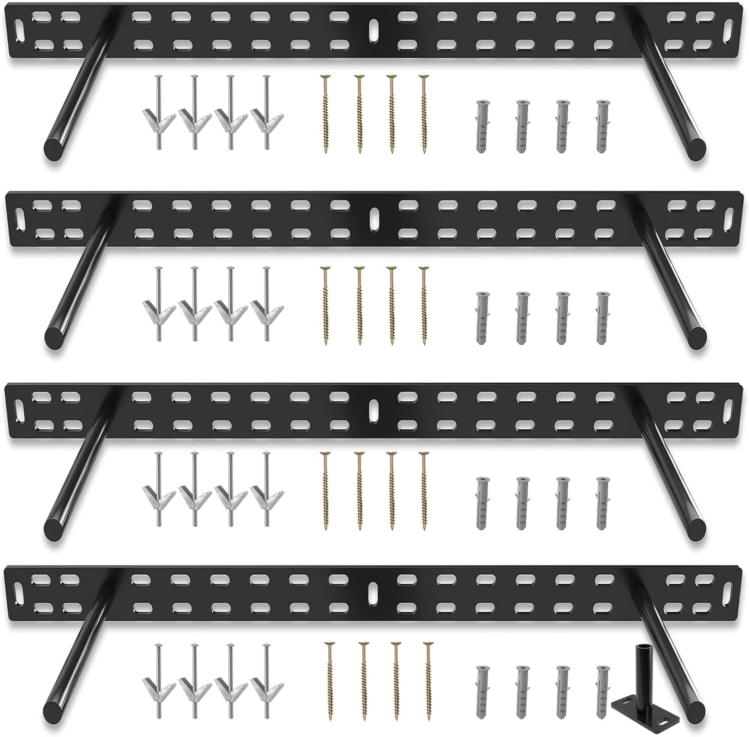 Versatile Floating Shelf Support Brackets - Hidden Hardware with Precision Jig