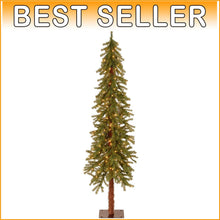 Load image into Gallery viewer, Full Bodied 6ft Artificial Christmas Tree with Realistic Branches and Lights