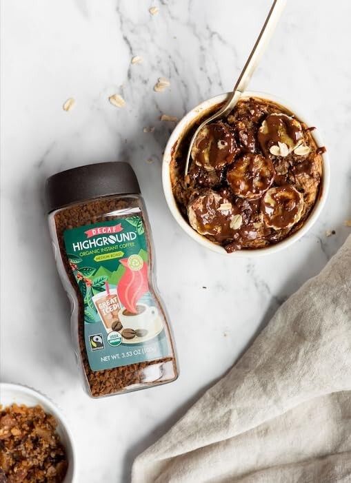 Decaf Instant Coffee Bundled Pack - Vegan & Rich Flavor, 3.53 Oz Each