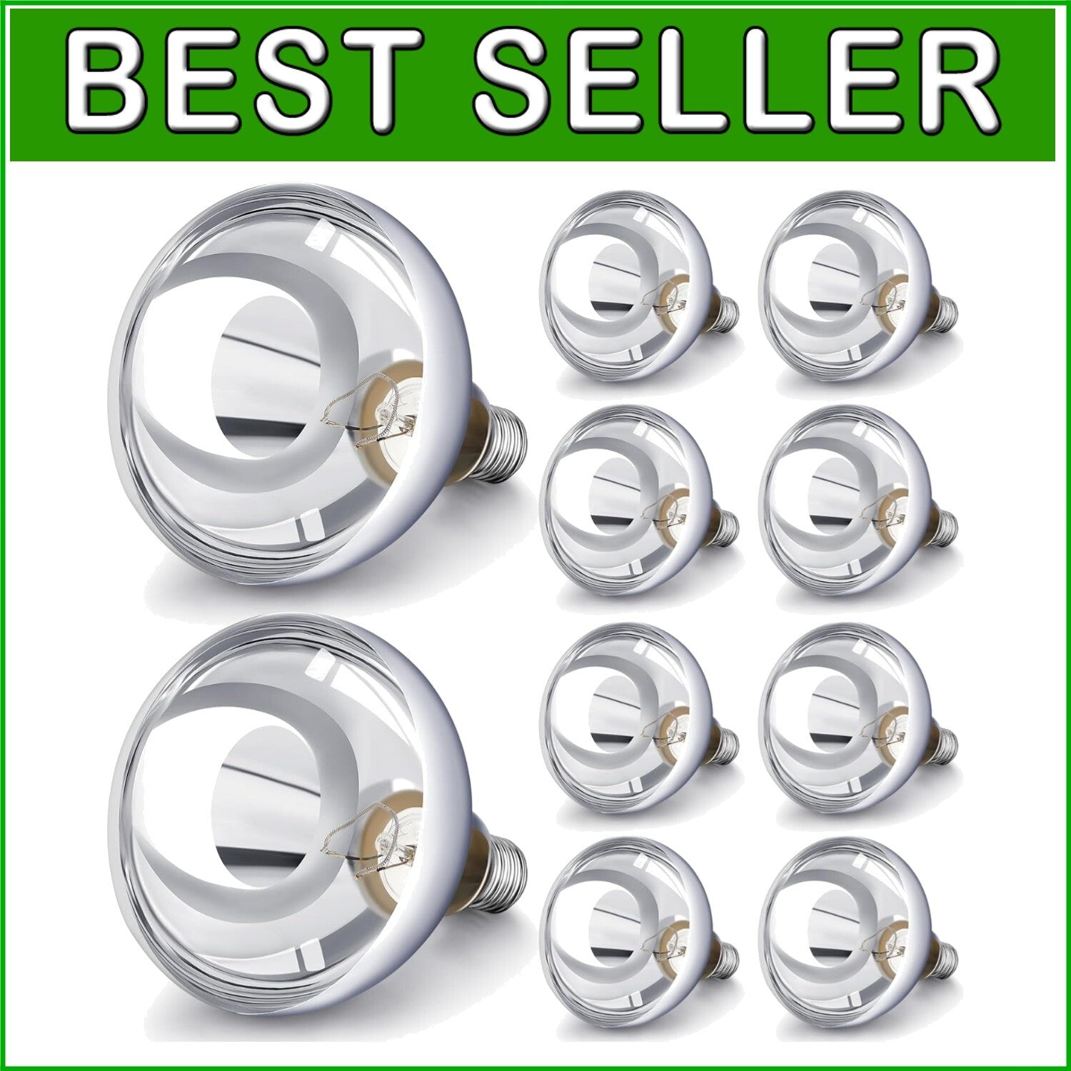 Durable 250 Watt Heat Lamp Bulbs - 10 Pack for Optimal Pet Heating Solutions