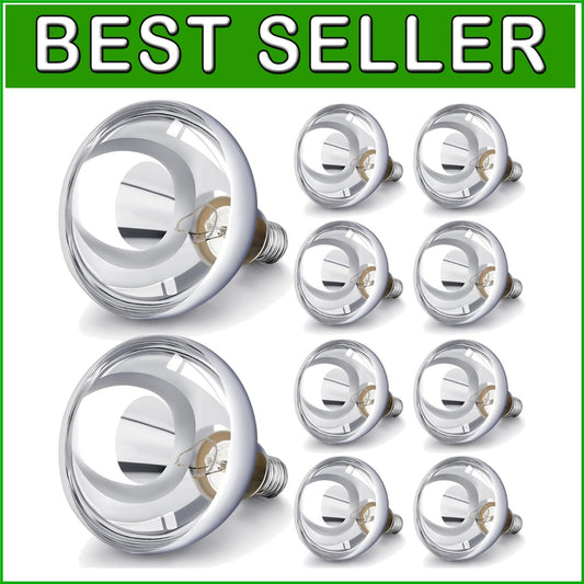 Durable 250 Watt Heat Lamp Bulbs - 10 Pack for Optimal Pet Heating Solutions