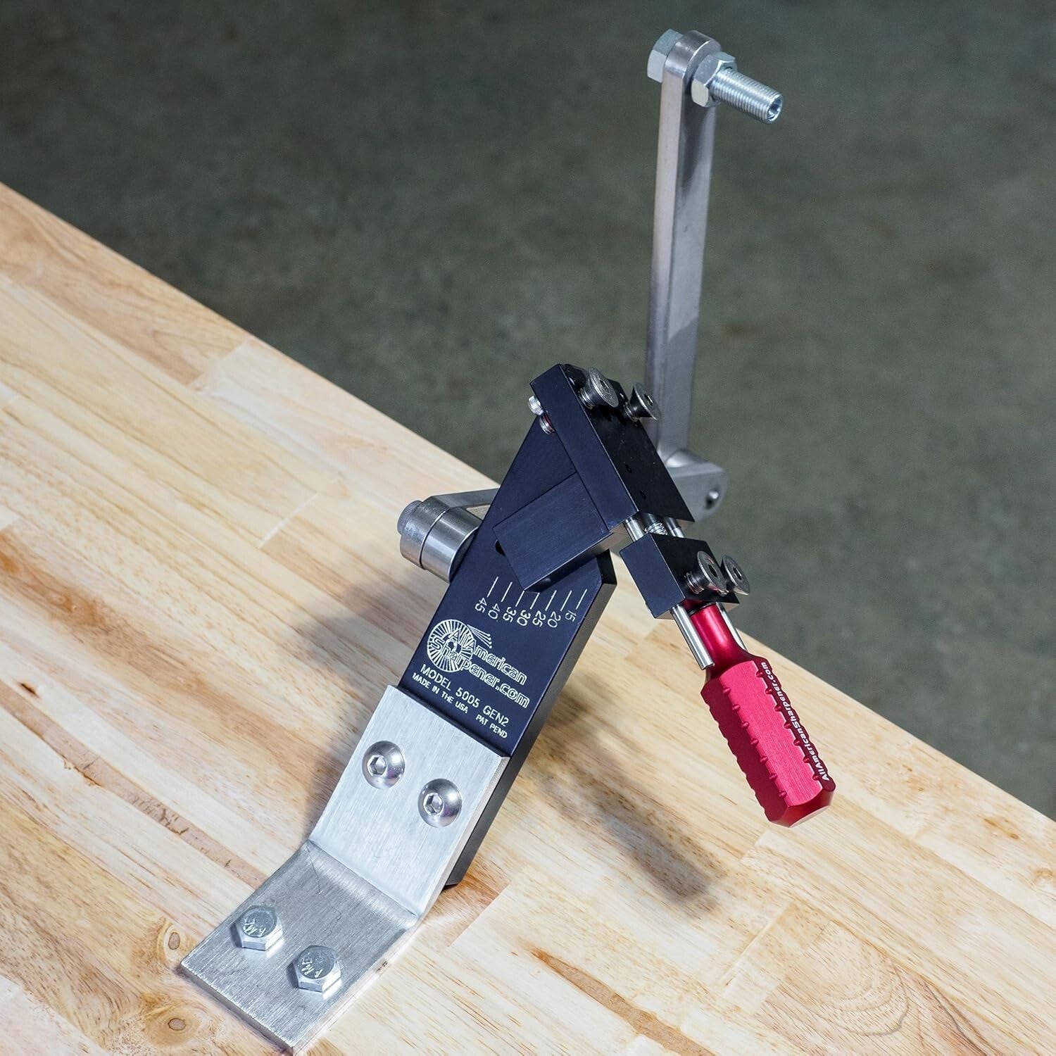 Stainless Steel Lawn Mower Blade Sharpener - Adjustable & Lightweight Design