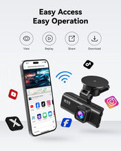 Load image into Gallery viewer, Advanced Dual Dash Cam with Parking Monitor - 24H Security &amp; G-Sensor Alert