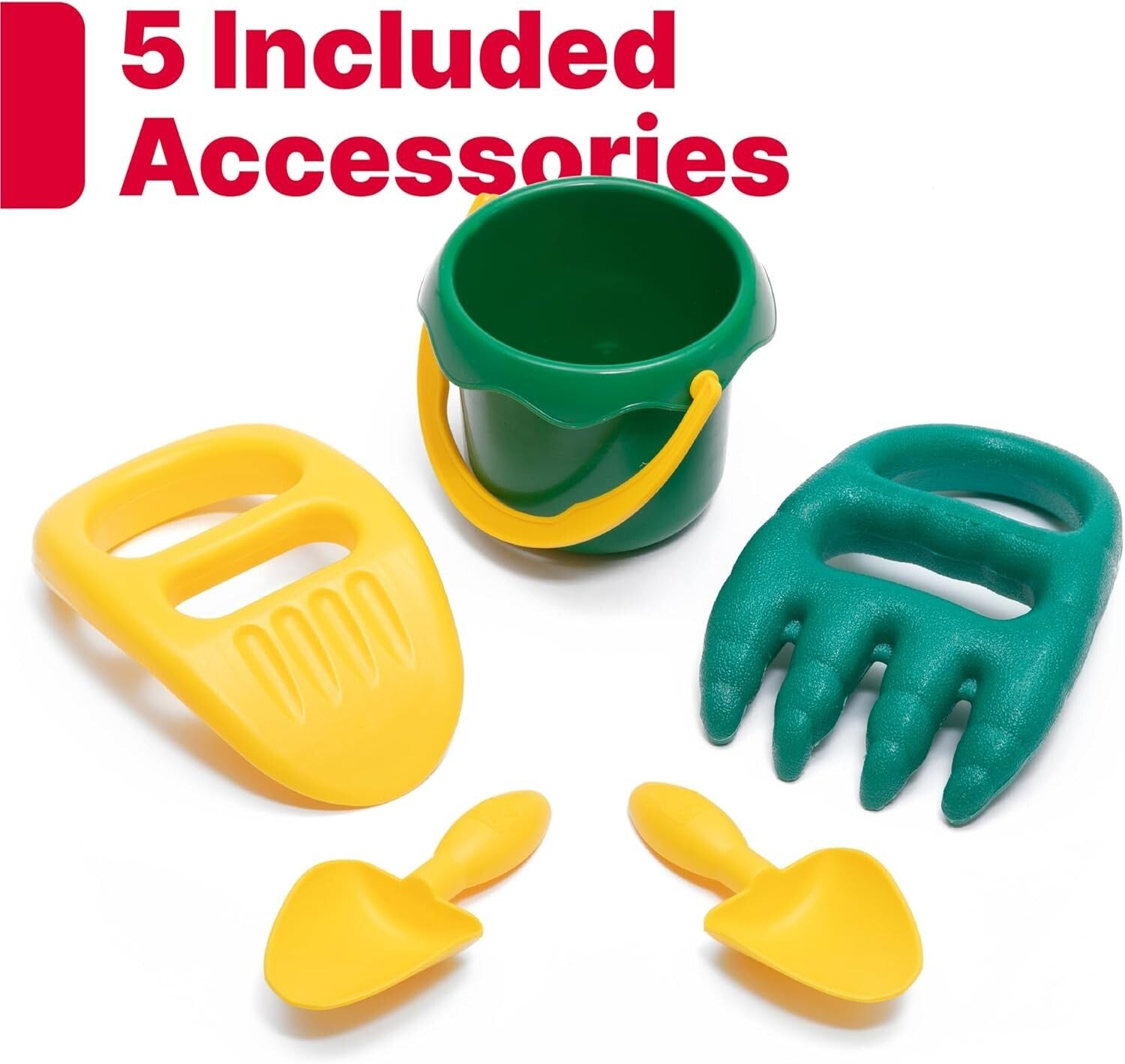 Durable Sensory Play Sand Table for Kids - Race Track & 5 Accessories Included