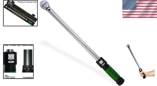 Alloy Steel 1/2-Inch Drive Torque Wrench - 50-250 ft.-lb., Mechanic's Essential