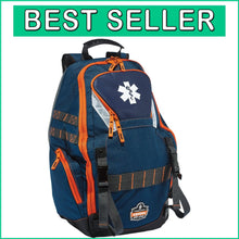 Load image into Gallery viewer, Versatile First Responder Backpack with Reflective Borders &amp; ID Slots - 24L