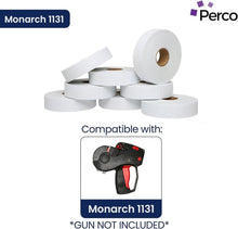 Load image into Gallery viewer, Bulk White Pricing Labels for Monarch 1131 - 160,000 Labels + Ink Rolls Included