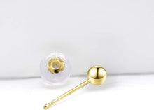 Load image into Gallery viewer, High-Quality 18K Gold Ball Earrings - Timeless Style for Fashionable Women