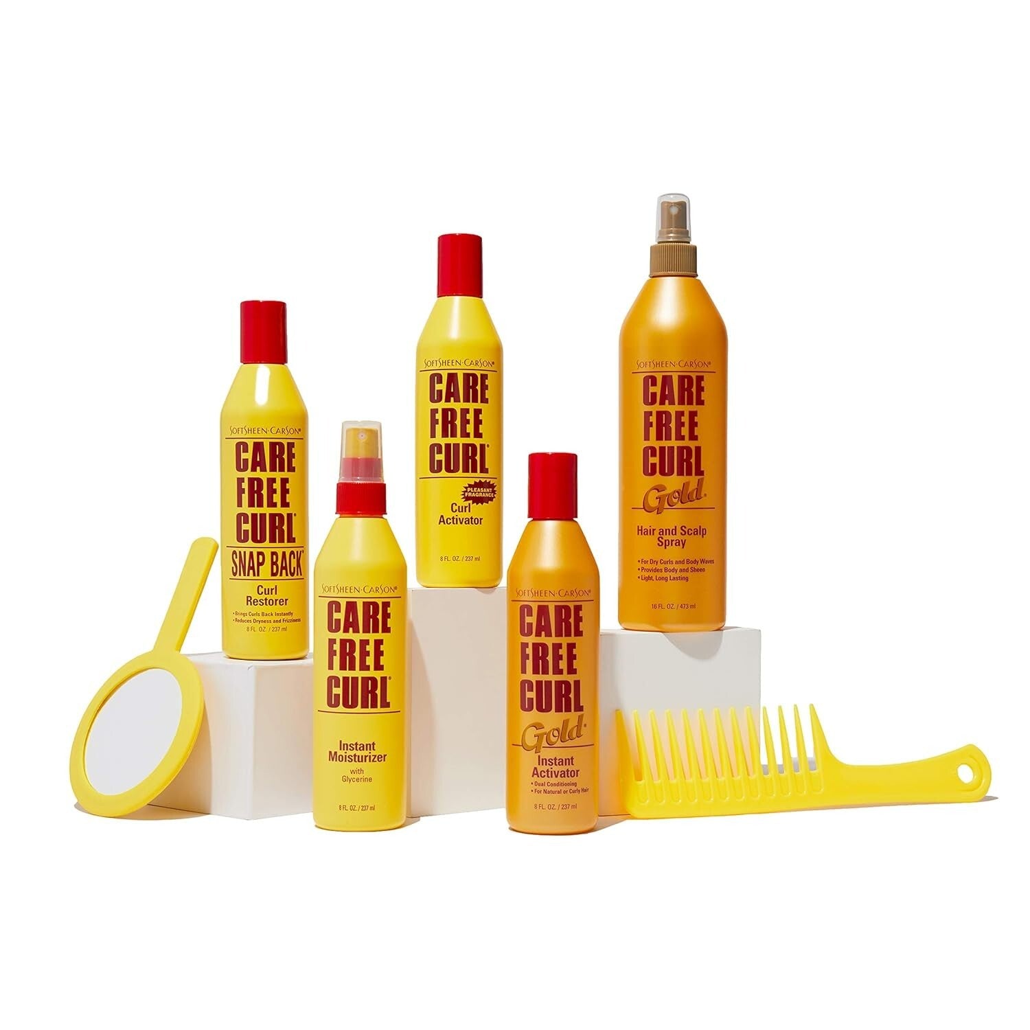 Care Free Curl Instant Moisturizer - Hydrating Spray with Glycerin & Protein