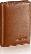 Load image into Gallery viewer, Compact &amp; Lightweight Italian Leather Business Card Holder for Professionals