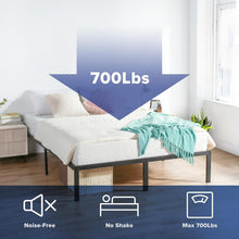 Load image into Gallery viewer, Durable Steel Platform Bed Frame, California King, 18-Inch Height, Extra Storage