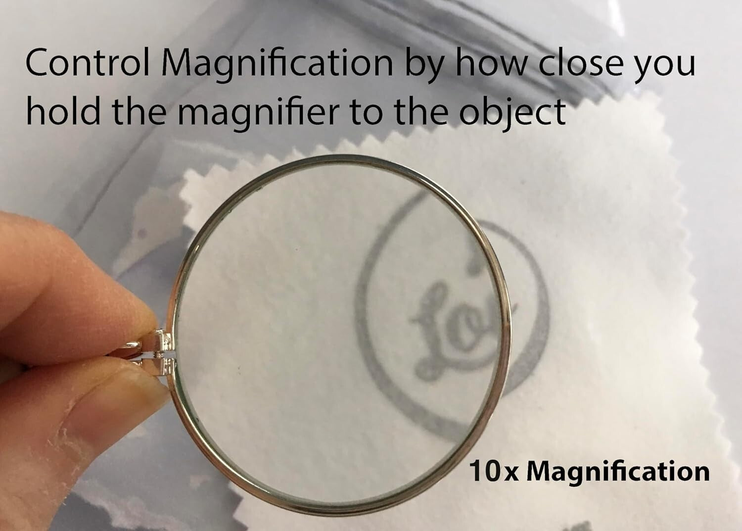 Adjustable Suede Magnifying Glass Pendant - Harmonize with Sodalite Crystal