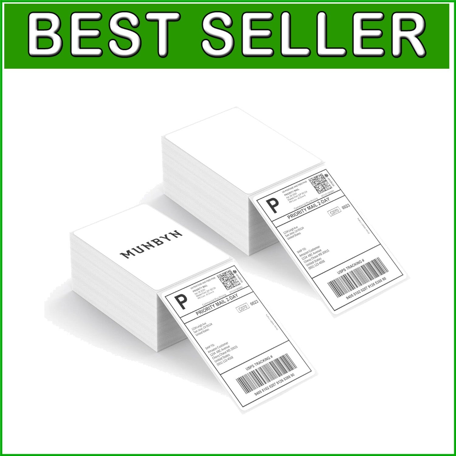 Durable 4x6 Direct Thermal Labels - 1000 Pack, Easy Peel and Smudge-Resistant