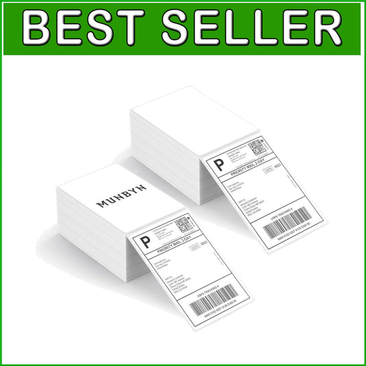 Durable 4x6 Direct Thermal Labels - 1000 Pack, Easy Peel and Smudge-Resistant