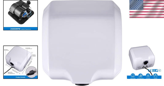 Durable Automatic Hand Dryer with Adjustable Sensing - Ideal for Busy Restrooms