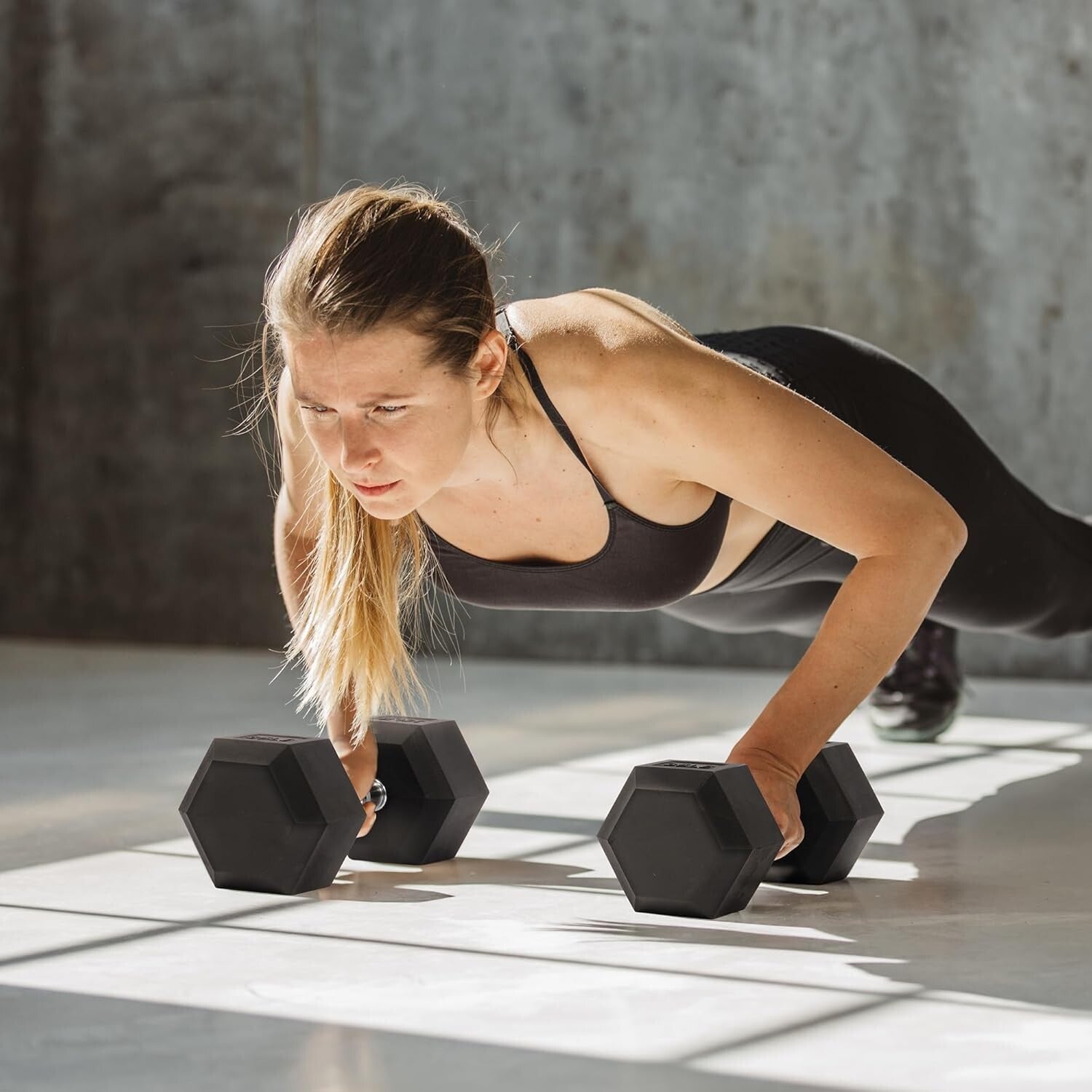Versatile 35 lb Hex Dumbbells - Ideal for Efficient Muscle Toning and Strength