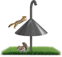 Load image into Gallery viewer, 19-Inch Squirrel Baffle in Galvanized Steel - Dual Mount for Bird Feeders