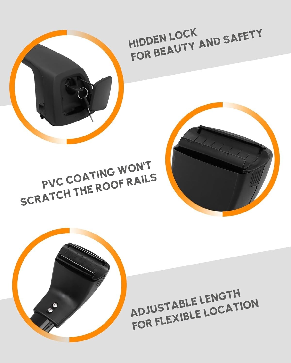 Aerodynamic Cargo Crossbars for Kia Sorento with Flush Side Rails (2021-2025)