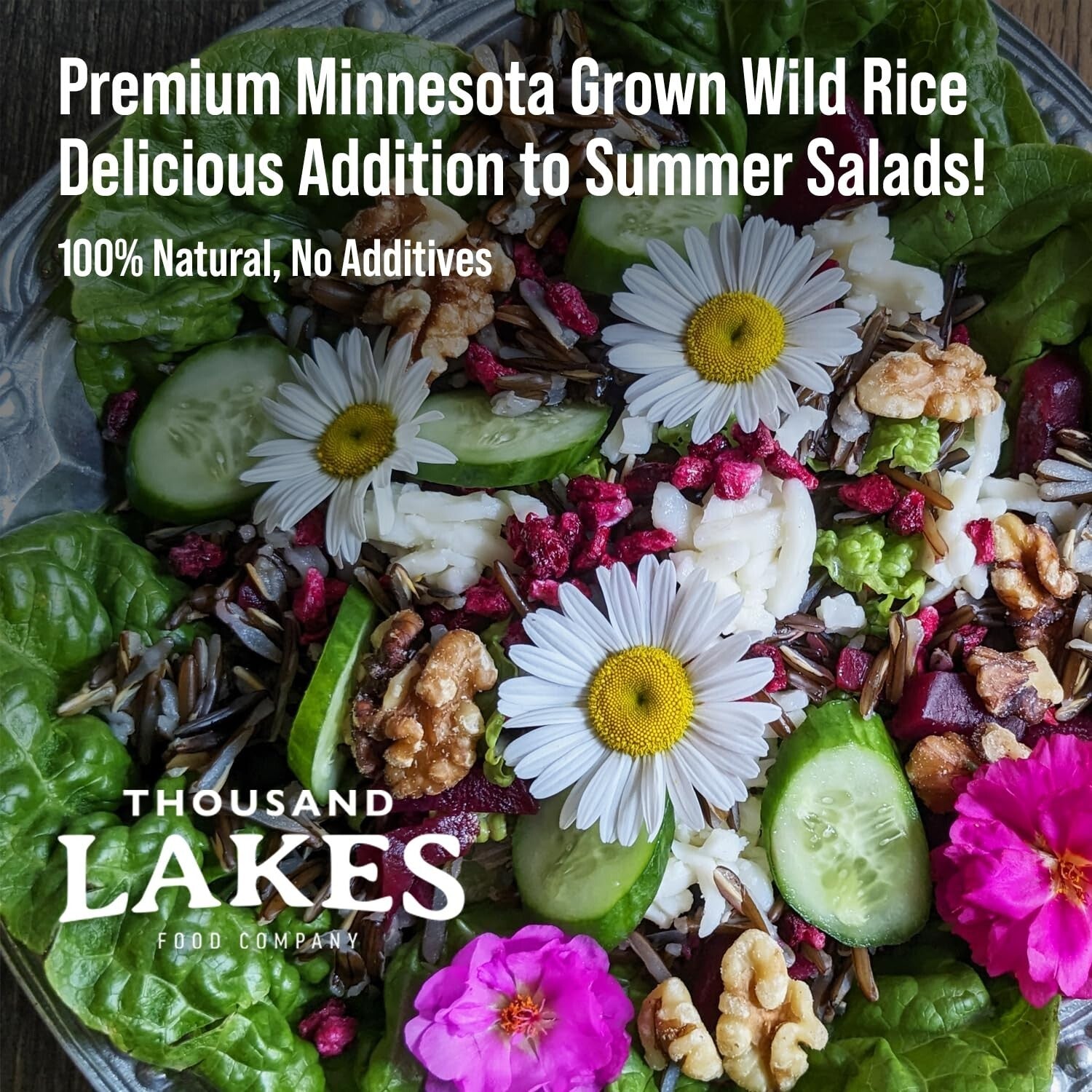 5 lb All Natural Minnesota Grown Wild Rice - High Protein, Gluten-Free Option