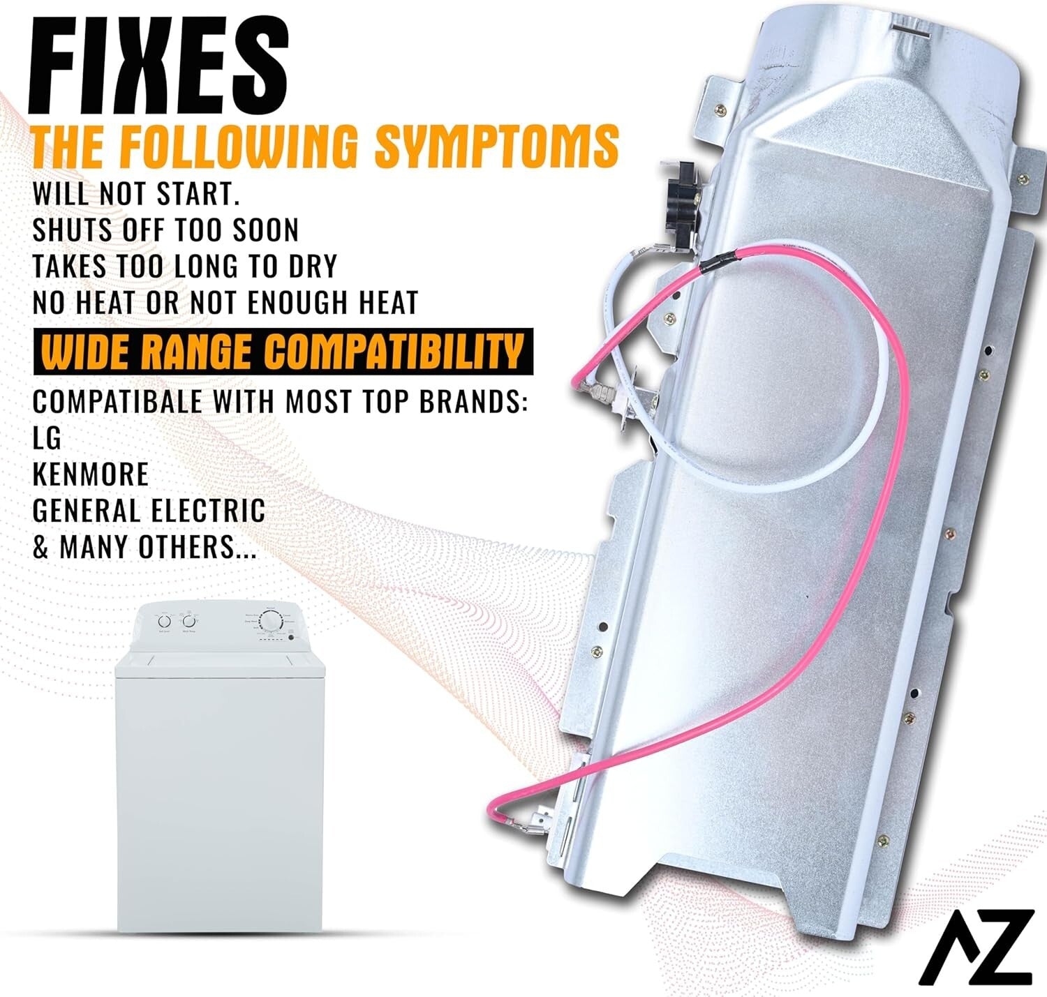 4.54lb Dryer Heating Element for LG DLEX - High Quality with Easy Installation