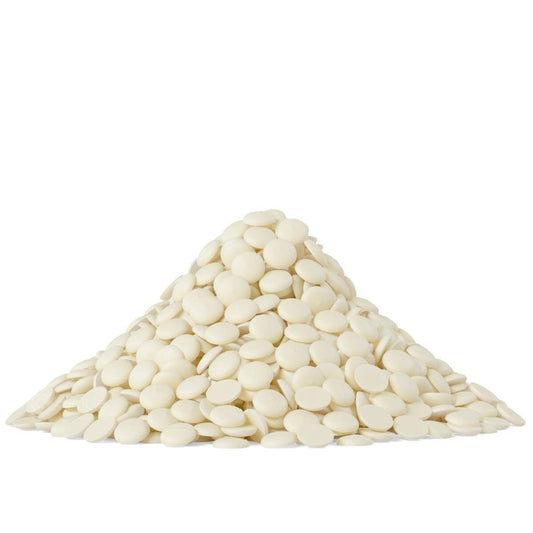 Premium 2 lb Belgian White Chocolate Couverture - Ideal for Molding & Ganaches