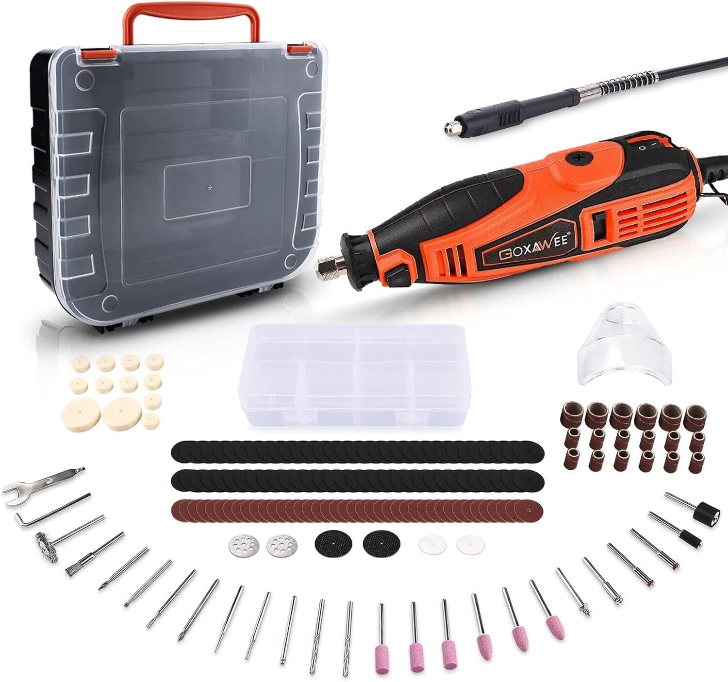 All-in-One 180 Accessories Rotary Tool Set - Perfect for Home and Craft Projects