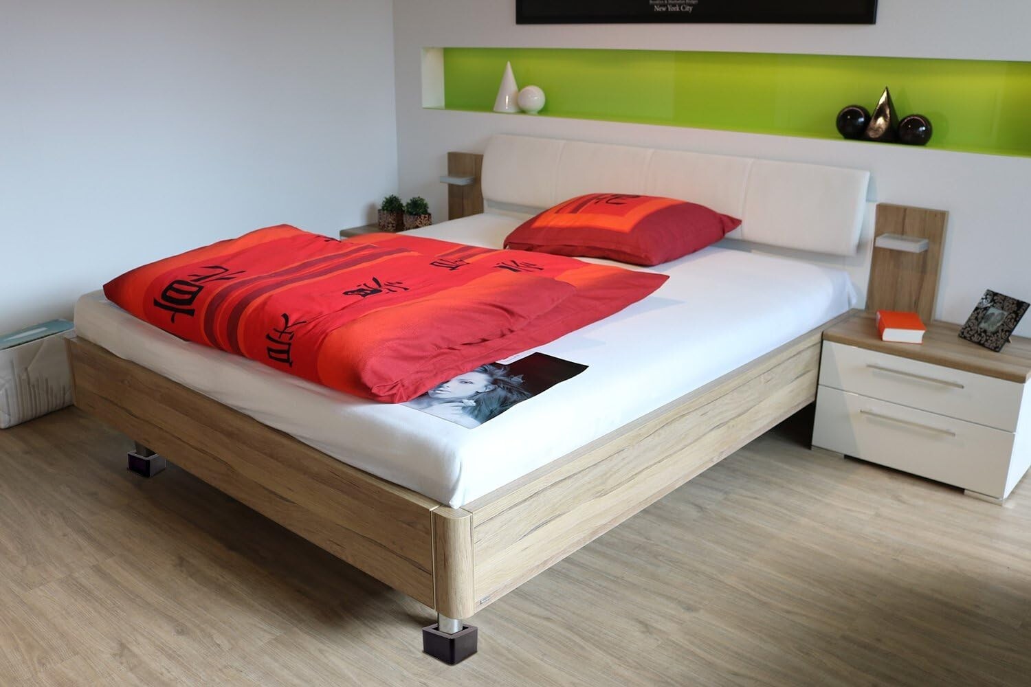 Elevate Your Bedroom with Heavy-Duty 3-Inch Bed Risers - Stylish & Functional