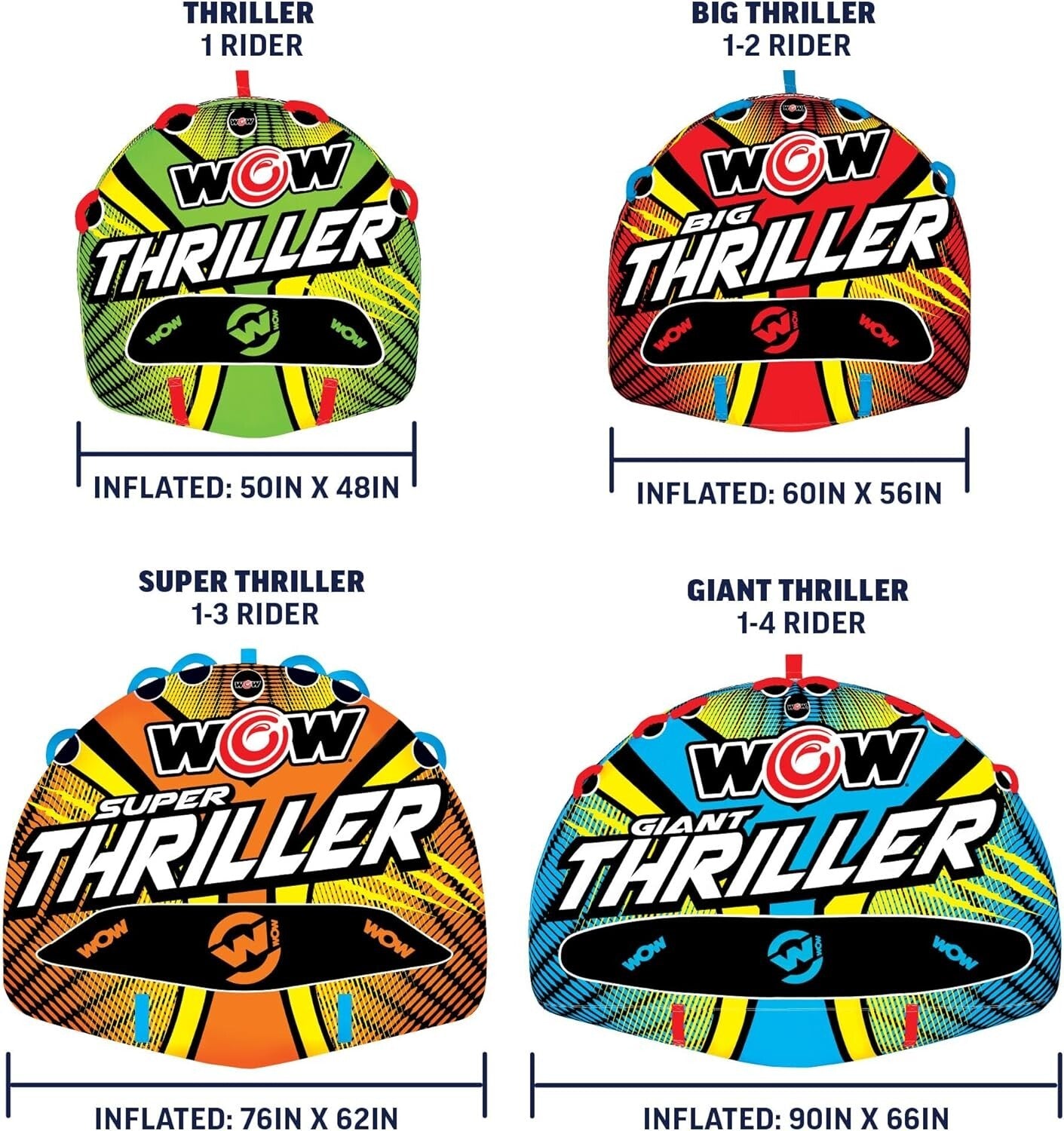 Efficiently Designed Thriller Towable Tube with Quick Inflation & Secure Handles