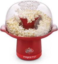 Load image into Gallery viewer, Red Electric Popcorn Popper - Pops 20 Cups Quickly with No Oil Required