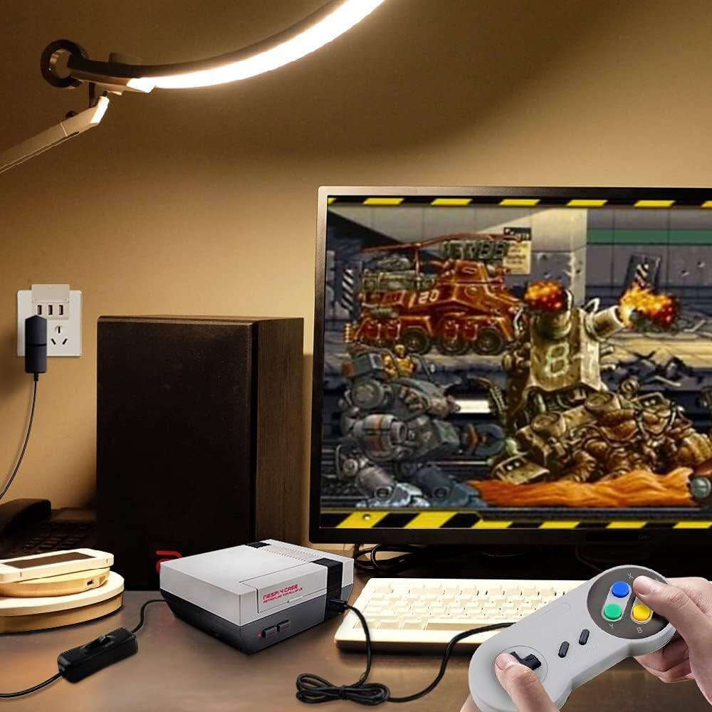 All-in-One NES Design Raspberry Pi 4 Case with Cooling, SSD, and Power Supply