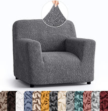 Load image into Gallery viewer, Soft Polyester Armchair Slipcover - One-Piece Stretch Fit for Modern Living