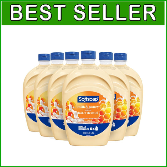 Luxury Hand Soap Refill with Milk & Honey Scent - 300oz Total for All Skin Types