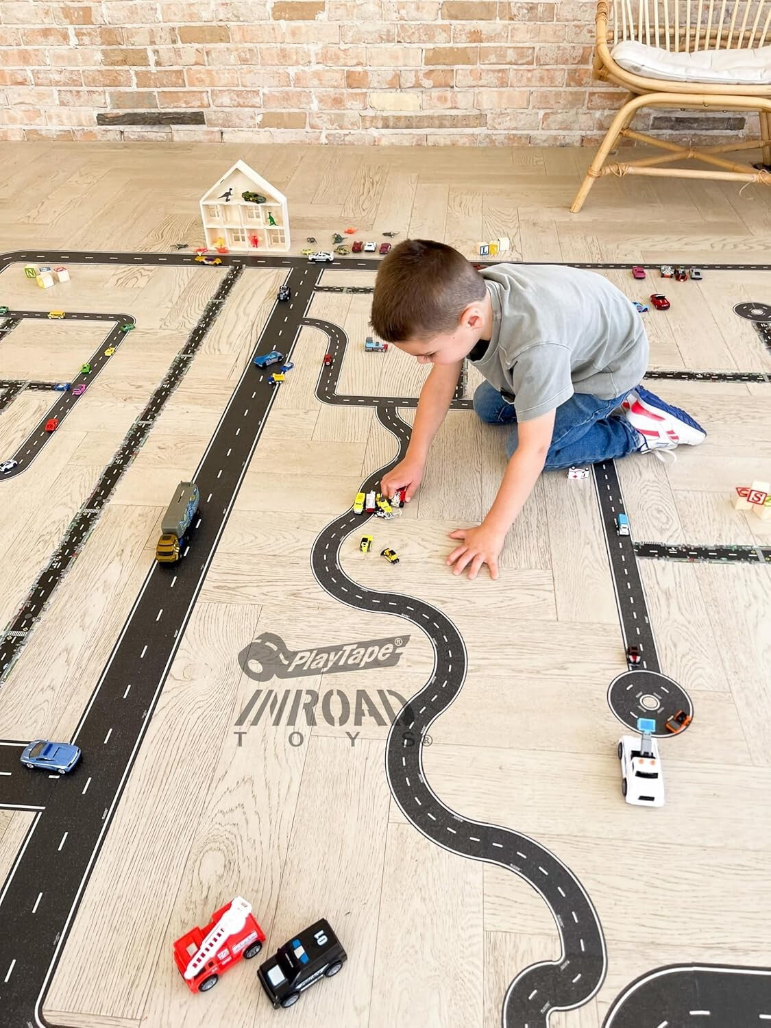 Award-Winning Road Tape - 30 ft x 2 in for Endless Toy Car Adventures