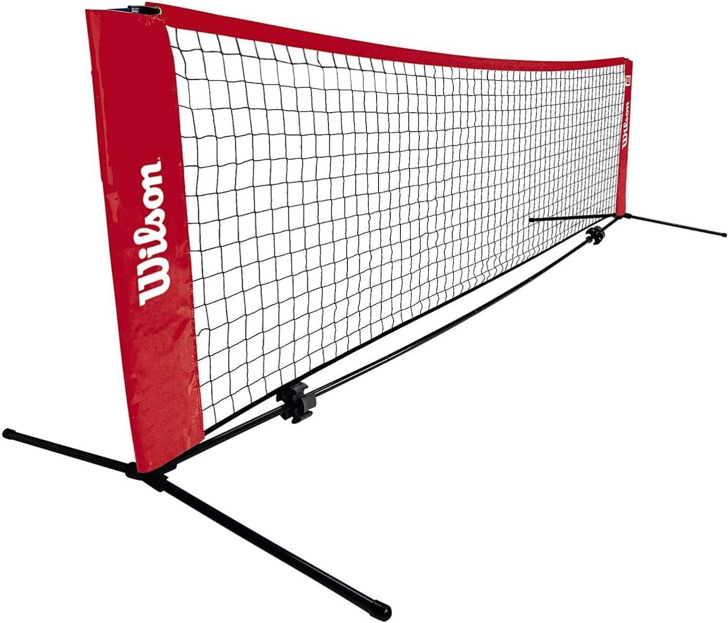 Wilson EZ Tennis Net, 18 ft - Lightweight, Quick Setup for Young Athletes