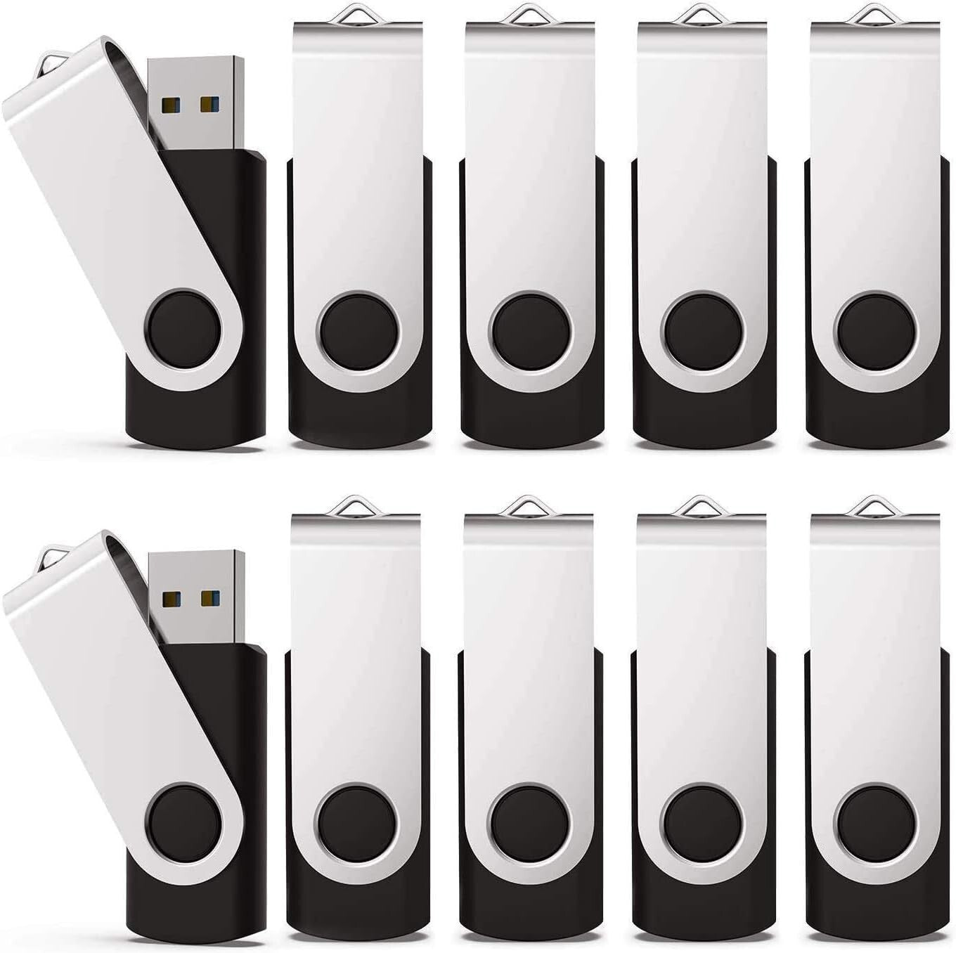 100-Pack 2GB USB Flash Drives with LED Indicator - Durable and Lightweight