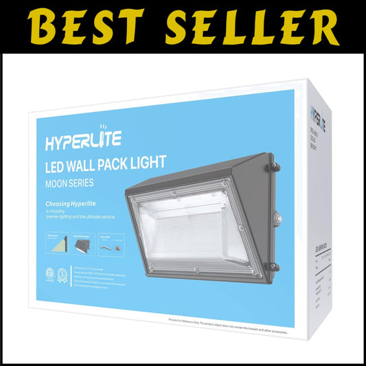 70W LED Wall Pack Light with Dusk-to-Dawn Sensor - 9100 Lumens for Outdoor Se...