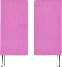 Load image into Gallery viewer, Stylish 2025 Hobonichi Techo MEGA Weekly Planner - Portable Sweet Purple Design